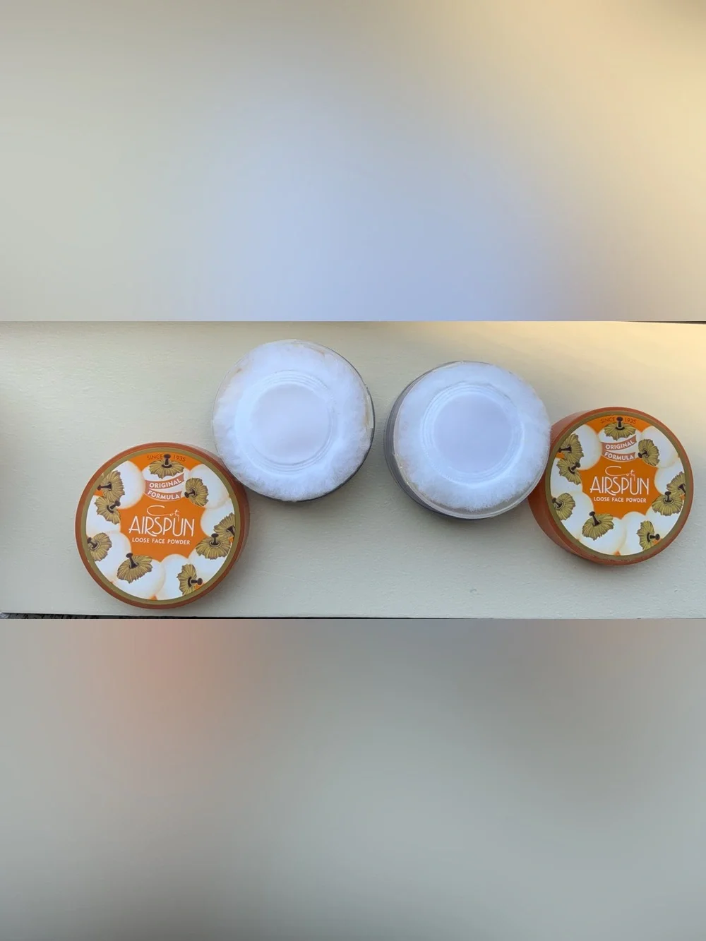 2xCoty• Airspun LOOSE FACE POWDER 1.2 oz  070-11 & 070-41